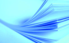 Waterslide Decal papier 13 micron transparant laser A4 (blue backing) 