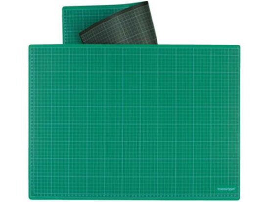 Transotype snijmat green/black 45x30