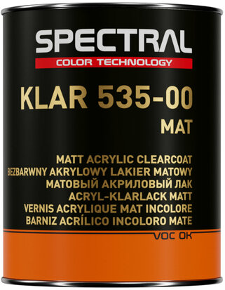 Novol Spectra 535-00 Matt clear 1.33 liter set