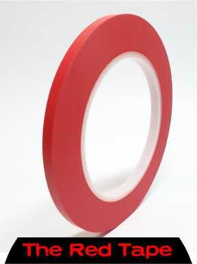 The Red extra soft Fineline Tape 6mm