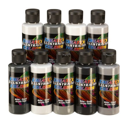 Illustration Neutral Grey Set 60ml  9 farbe