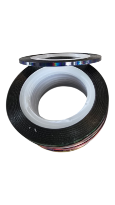 Holografisches Klebeband Schwarz 2mm