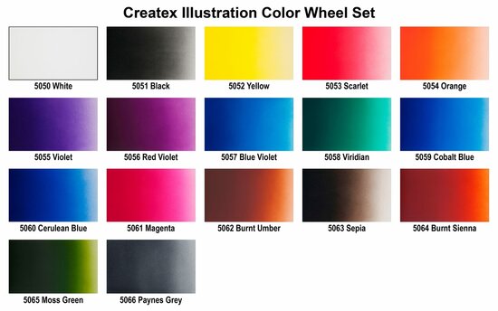Illustration Color wheel Set 30ml