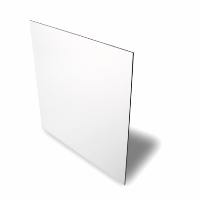 Alu-Verbundplatten weiß 30 x 40 cm