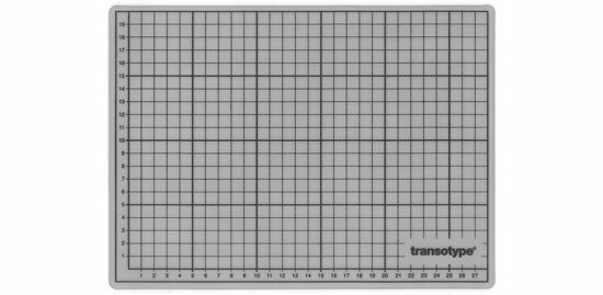 Transotype Schneidmatte transparent 30x22