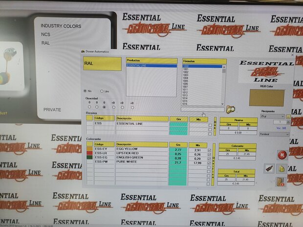 Essential Line 23x 100ml set