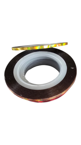 Holografisches Klebeband Gold 0,8 mm