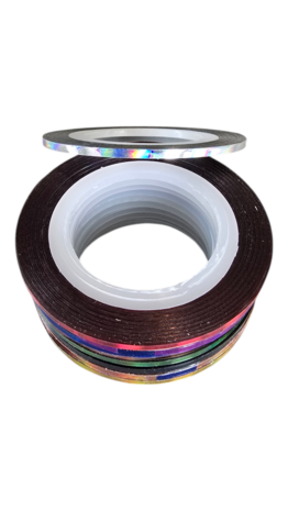 Holografisches Klebeband Silber 2mm