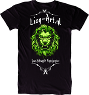 Lion-Art T-Shirt Schwarz